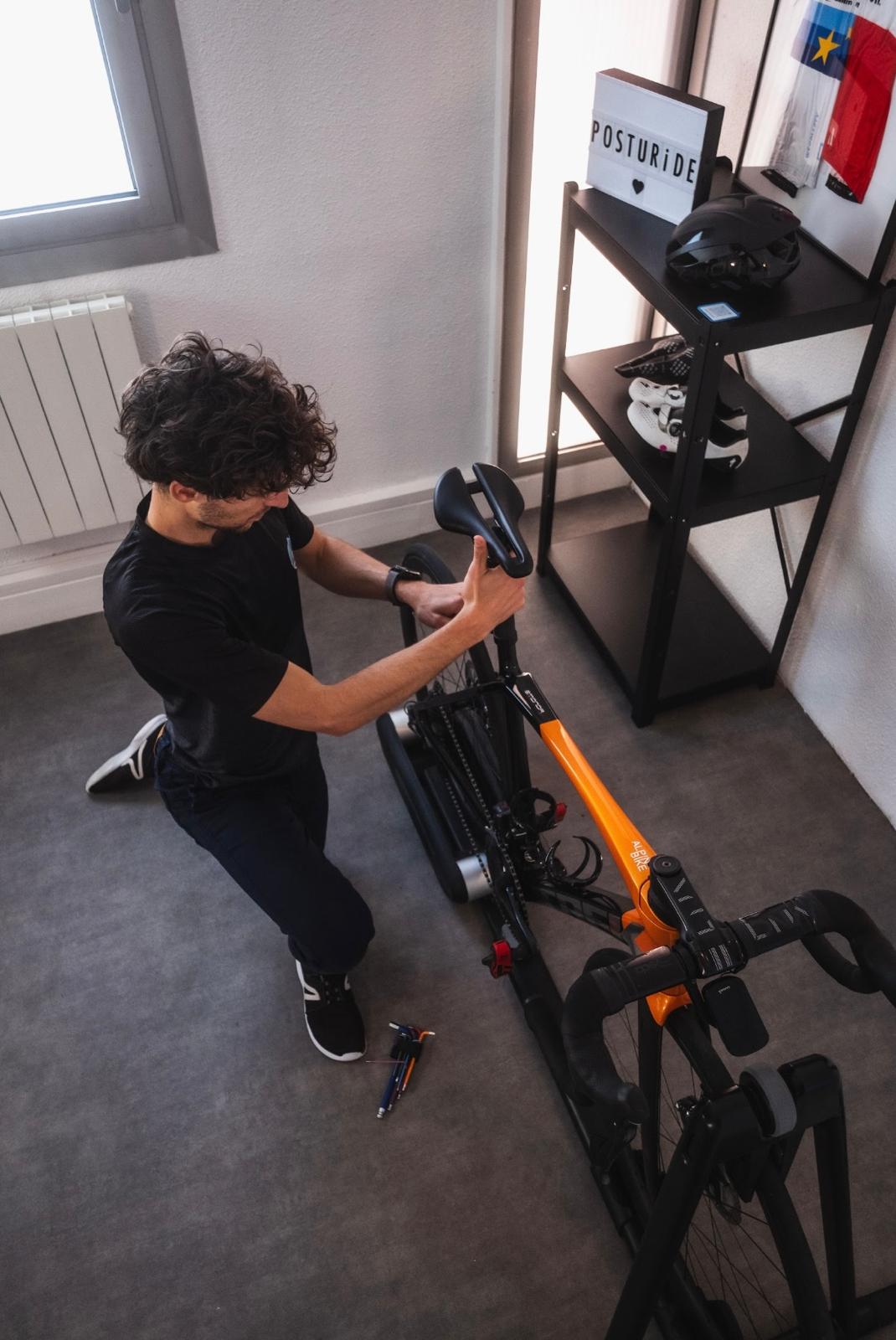 Étude posturale vélo en cabinet Posturide