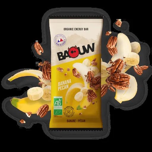 Barre Bio — Banane & Pécan — Banane · Pécan | Baouw × Posturide
