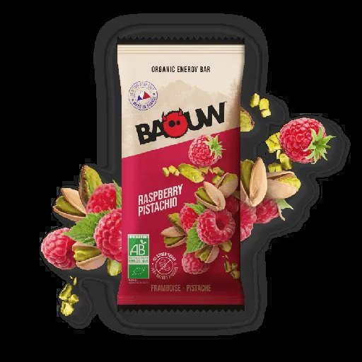 Barre Bio — Framboise & Pistache — Framboise · Pistache | Baouw × Posturide
